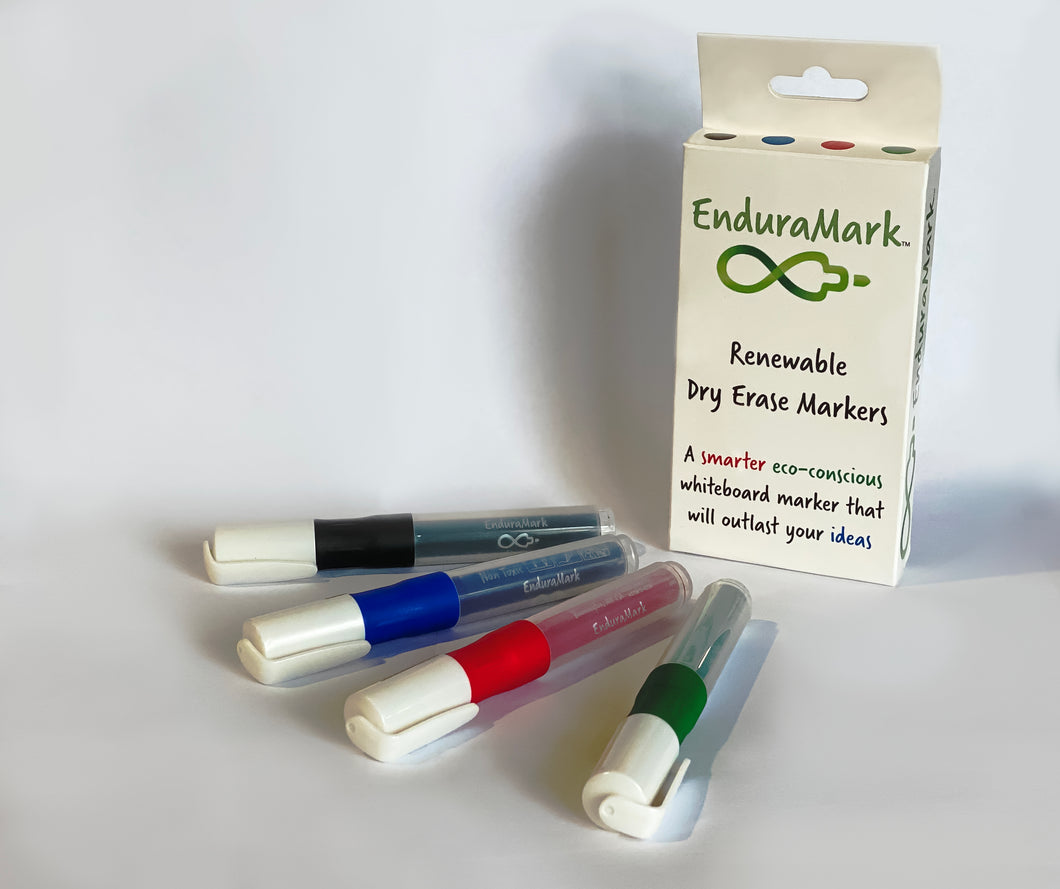 EnduraMark Renewable Dry Erase Markers (4pk)